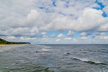 Strand in Heringsdorf Deutschland