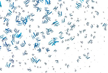 Light BLUE vector layout with flat lines.