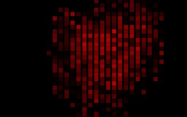 Dark Red vector background with rectangles.