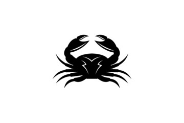 Seafood crab lobster logo template design vector illustration