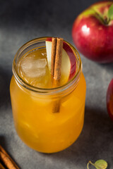 Cold Refreshing Apple Cider Cocktail