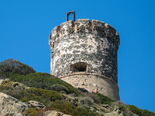 Genoise tower of Ajaccio in Corsica on 2007