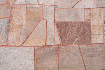 Facing stone, background.