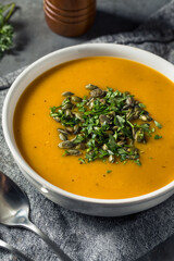 Healthy Organic Butternut Squash Soup
