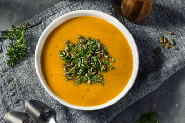 Healthy Organic Butternut Squash Soup
