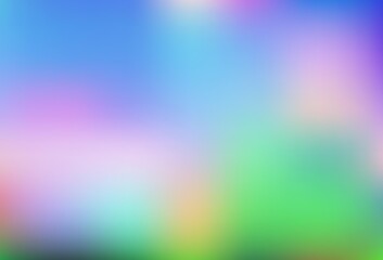 Light Blue, Green vector bokeh and colorful pattern.