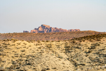 landscape on arches national park in the united states of america
