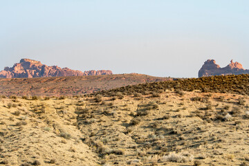 landscape on arches national park in the united states of america