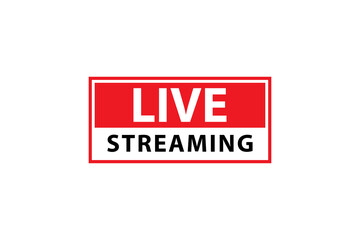 Live stream vector icon illustration, logo design