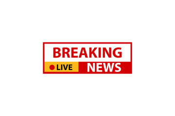 breaking news vector icon illustration, logo design