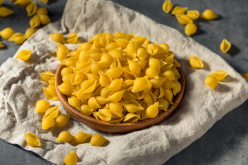 Raw Dry Organic Medium Pasta Shells