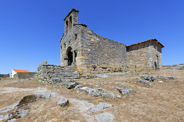 Nossa Senhora do Castelo Church, Castelo Mendo castle, Historic village around the Serra da Estrela, Castelo Branco district, Beira, Portugal