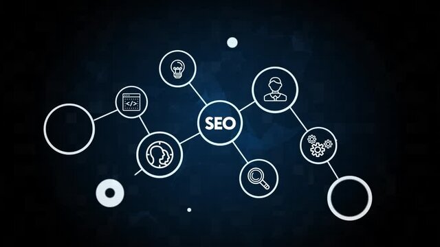 Business, Technology, Internet and network concept. SEO Search engine optimization marketing ranking.