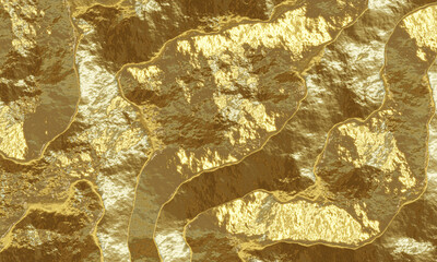 Abstract gold background. Golden texture.