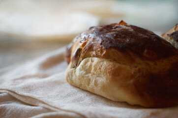bread on a table