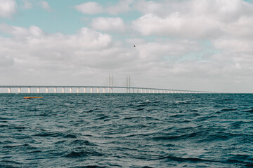 huge bridge over the sea