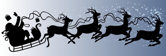 shiny santa's sleigh