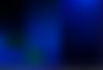 Dark BLUE vector bokeh template.