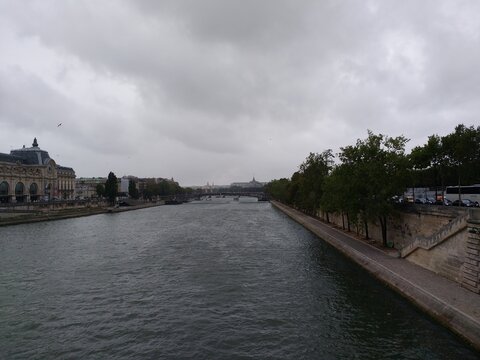 Cloudy Sena River