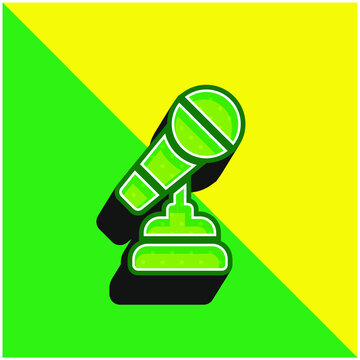 Award Green and yellow modern 3d vector icon logo