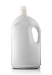 large plastic bottle with fabric softener