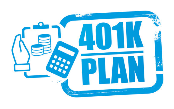 401k plan - vector illustration concept