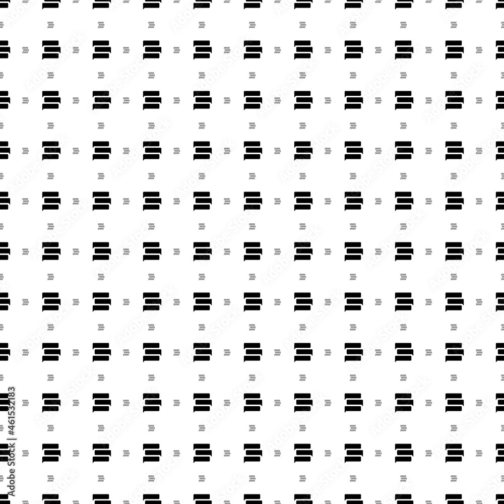 Poster square seamless background pattern from black discussion symbols are different sizes and opacity. th