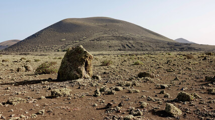 Vulkanlandschaft, Lava, Vulkangestein