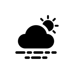 Fototapeta na wymiar Cloud warm icon