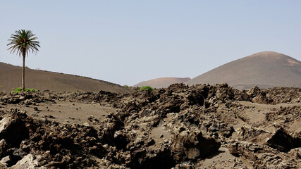Vulkanlandschaft, Lava, Vulkangestein