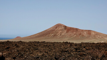 Vulkanlandschaft, Lava, Vulkangestein