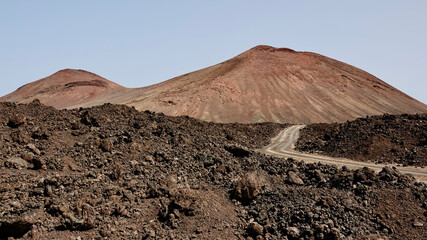 Vulkanlandschaft, Lava, Vulkangestein