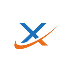 X letter logo Vector icon template