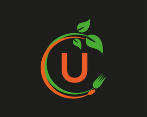 U letter logo Vector icon template