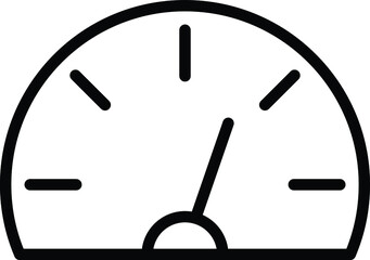 Speedometer Isolated Vector icon which can easily modify or edit

