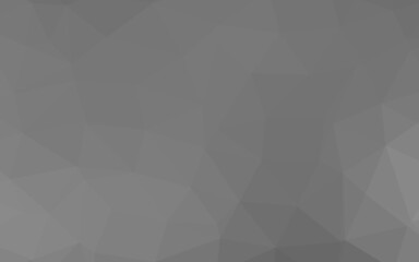 Light Silver, Gray vector abstract polygonal layout.