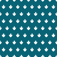 Navy seamless pattern with white cactus.