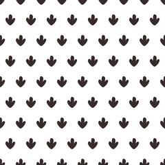 White seamless pattern with navy cactus.