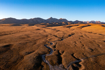 Fototapeta premium Steppes kirghizes