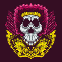 skull mascot