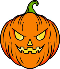 halloween pumpkin head