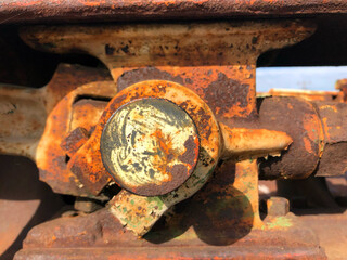 Rusty Farm Machinery Parts