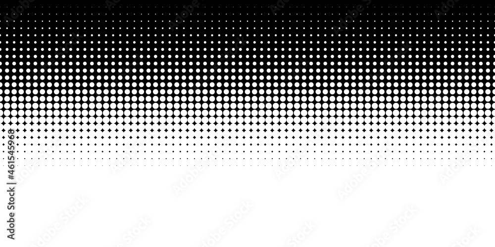 Poster black and white halftone, dotted, circles pattern, background, backdrop. dots, polka dots pattern