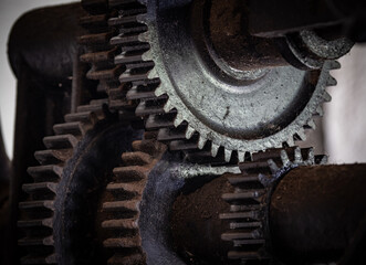 Pinion gear of the vintage mechanism