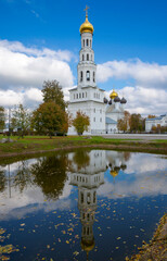 Orthodox temple complex, Zavidovo. Tver region, Russia