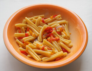 pasta with peppers