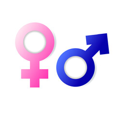 gender symbols male and female