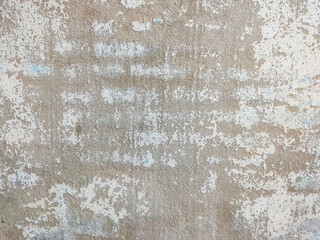 Colored plaster walls come off.