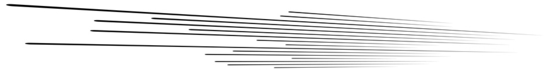  3D straight, parallel dynamic irregular lines, stripes element. Action, burst, speed comic effect lines