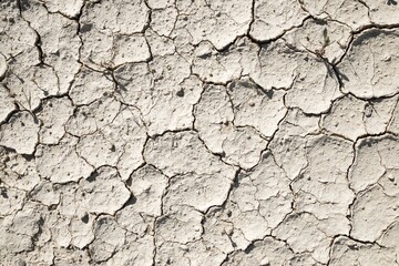 Drought land concept